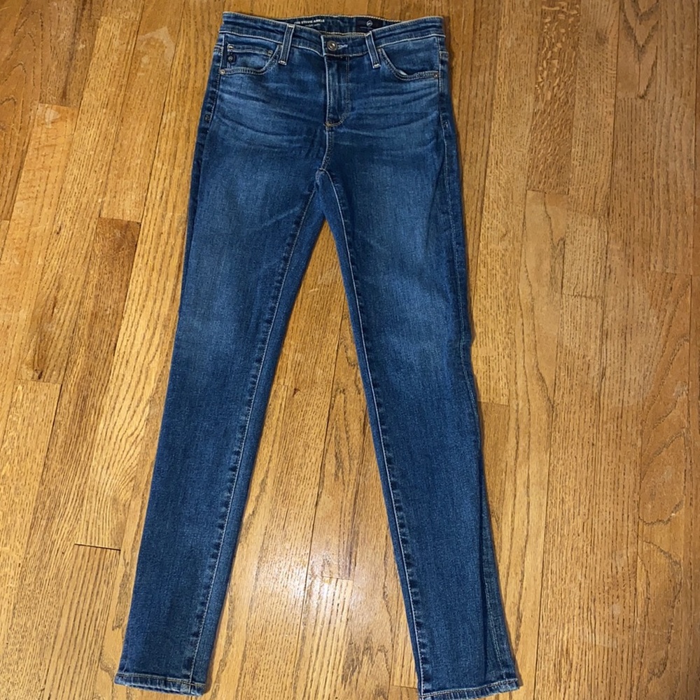 AG Size 25 Slim Straight Ankle Jeans - Picture 3 of 6
